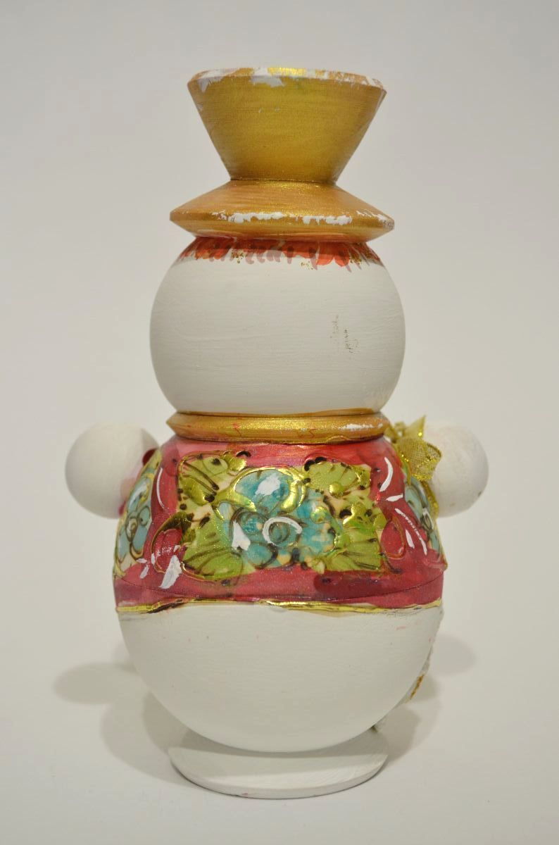 Матрёшка "Снеговик"